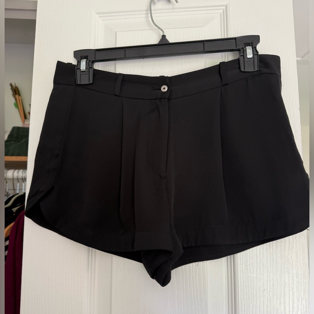 Robert Rodriguez Black High Waist Dress Shorts